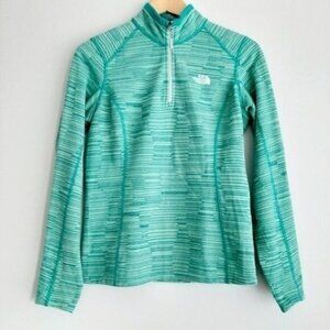 THE NORTH FACE Fleece Quarter Zip Pullover Top Sz S